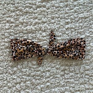 Victoria Secret Cheeta print swim top